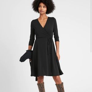 Banana Republic Stretch Wrap Dress
